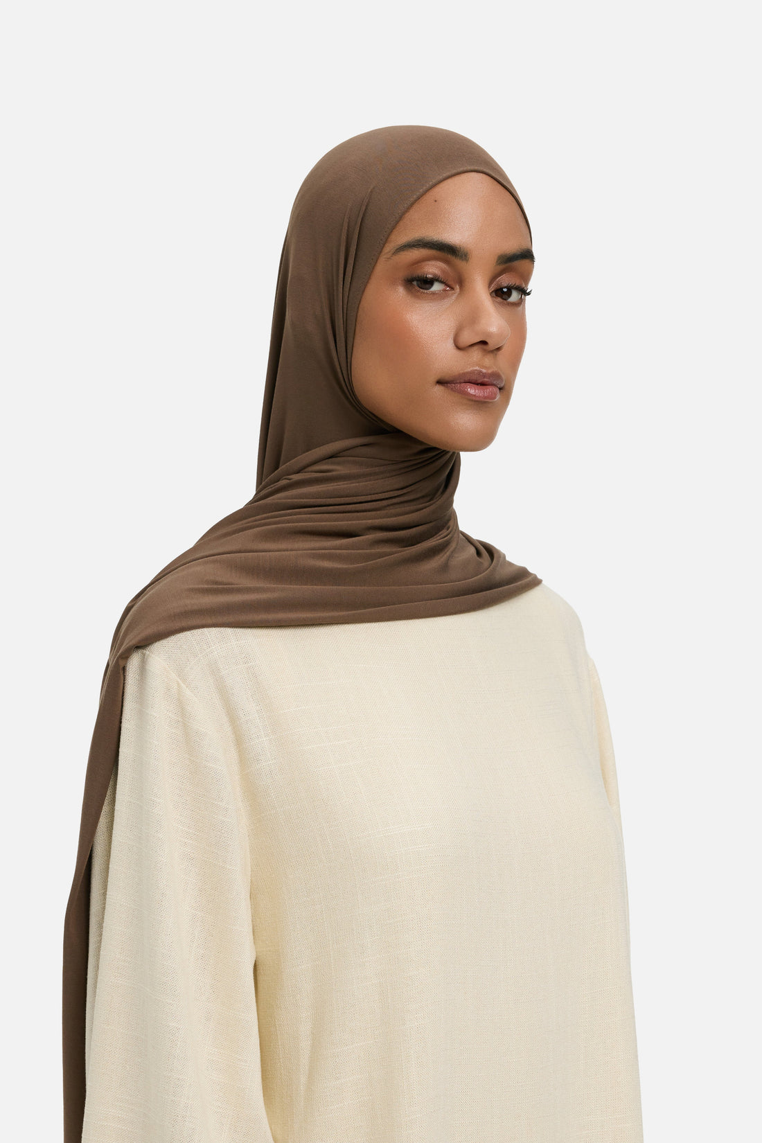 Bamboe Jersey Sjaal | Dark Terra