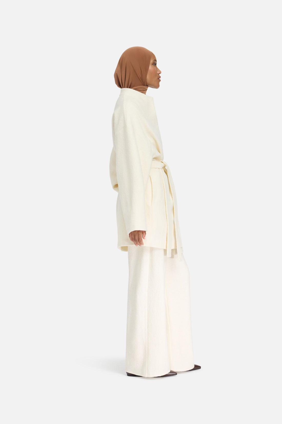 Lussenstof Jersey Broek | Cloud White