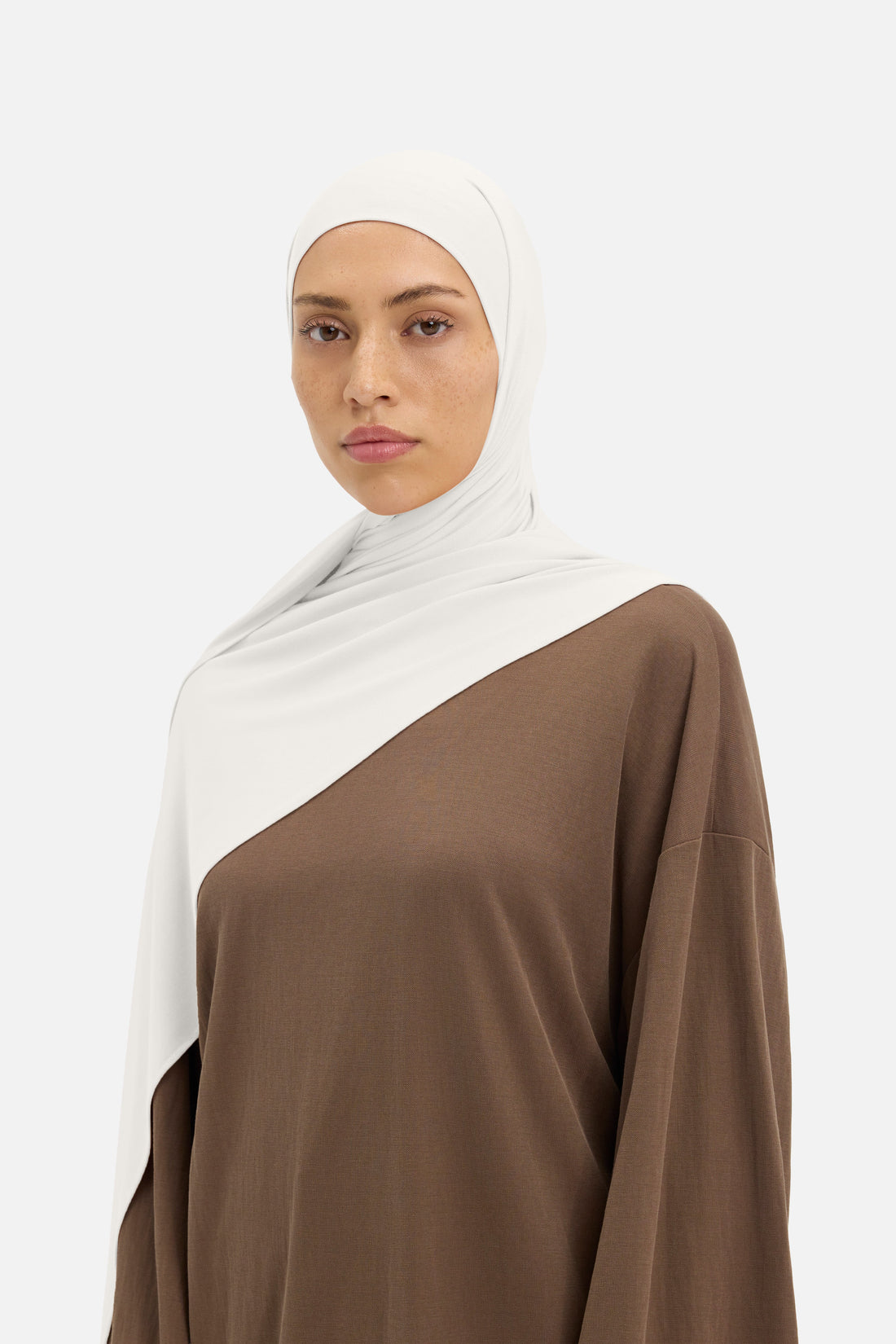 Respirant Jersey Écharpe | Light Cashew