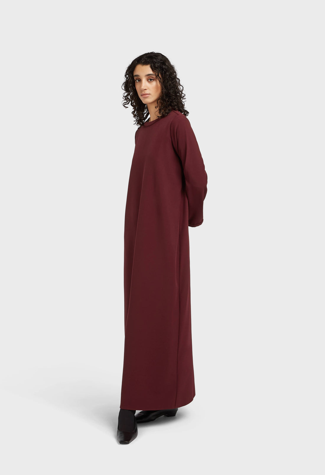 Essentiele Regular Jurk | Bordeaux