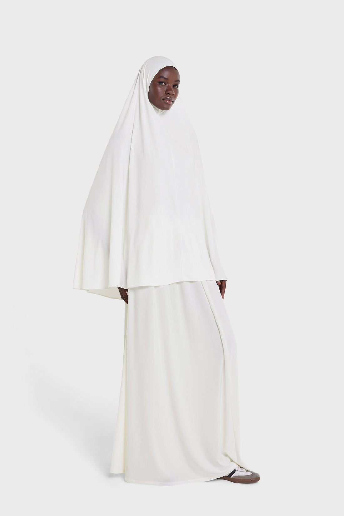 Premium Jersey Gebedsrok | Wit Crème