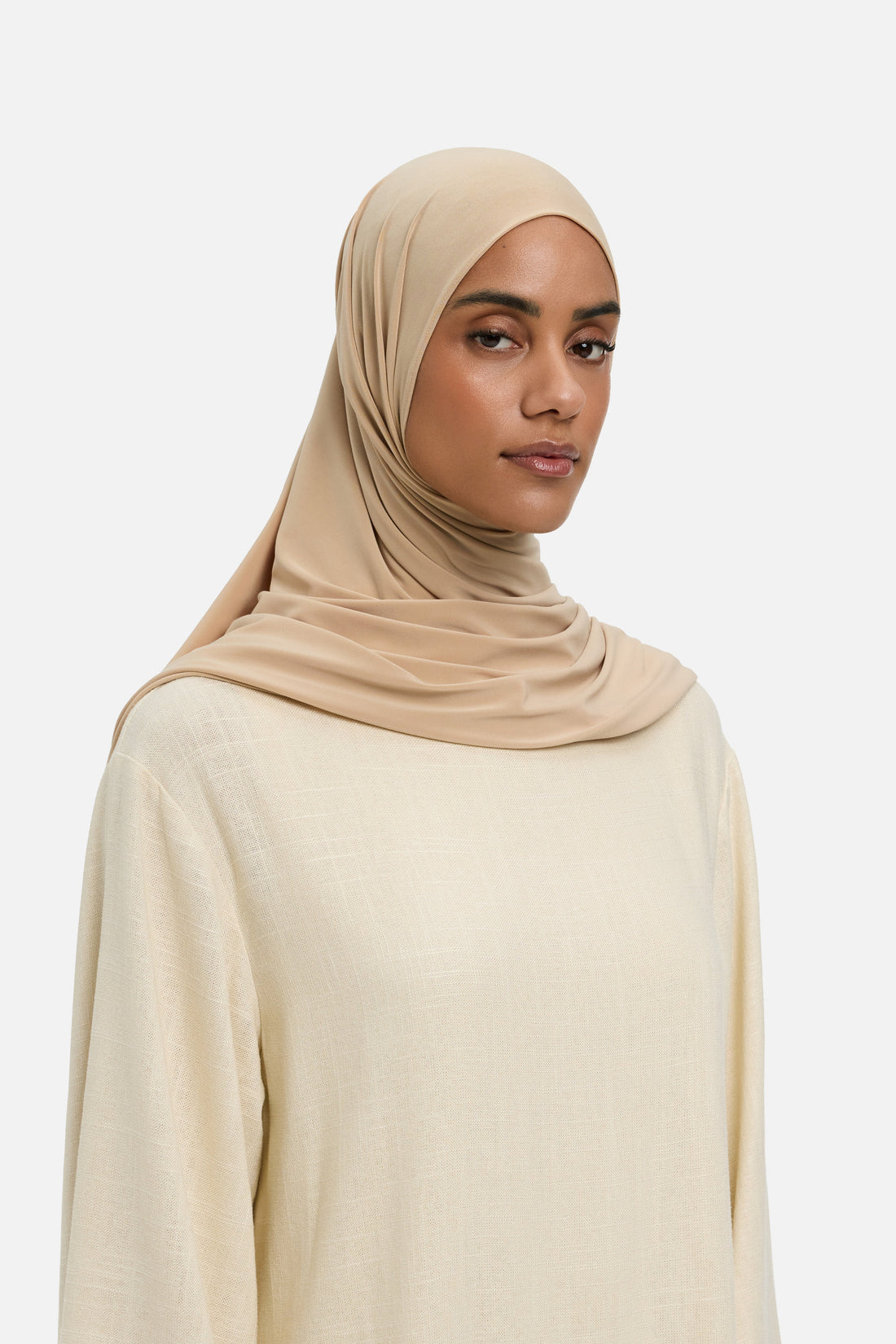 Premium Jersey Écharpe | Soft Camel
