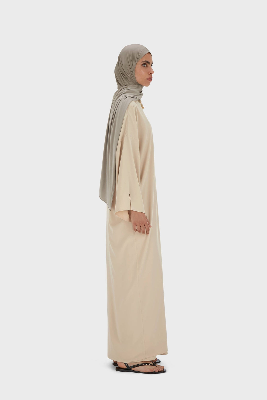 Geweven Abaya Regular | Warm Butter