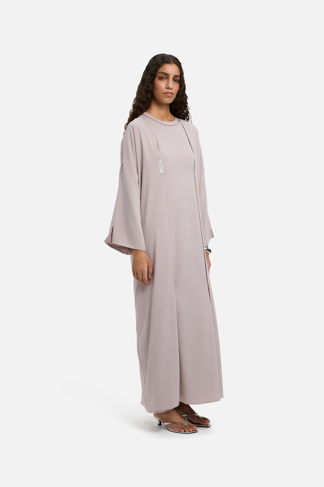 Mouwloze Geweven Jurk Normaal | Lila