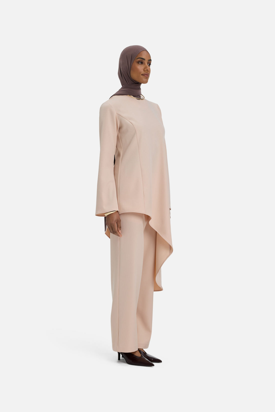 Recht gesneden pantalon | Dark Rose