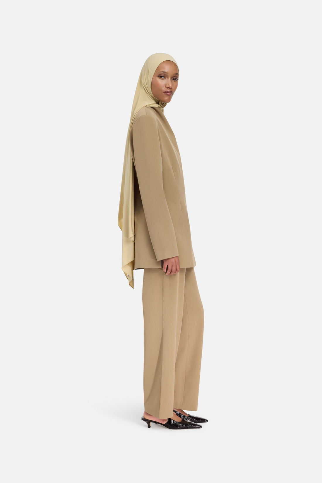 Getailleerde Oversized Blazer | Walnoot