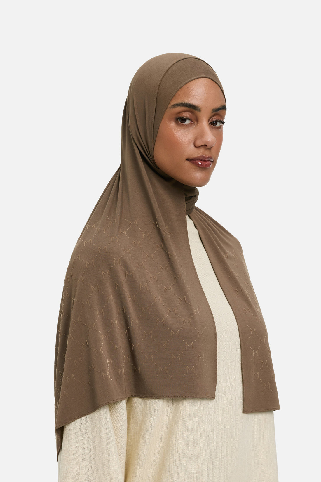 De Monogram Flock Bamboe | Dark Terra
