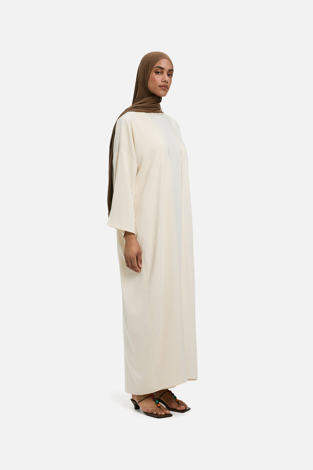 Tissé Abaya Régulier | Off White